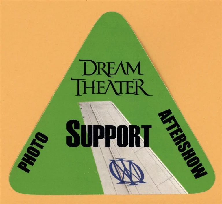 Dream Theater 2011 A Dramatic Tour of Events Concert SUPPORT Backstage Pass