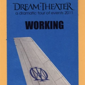 Dream Theater 2011 A Dramatic Tour of Events Concert WORKING Backstage Pass