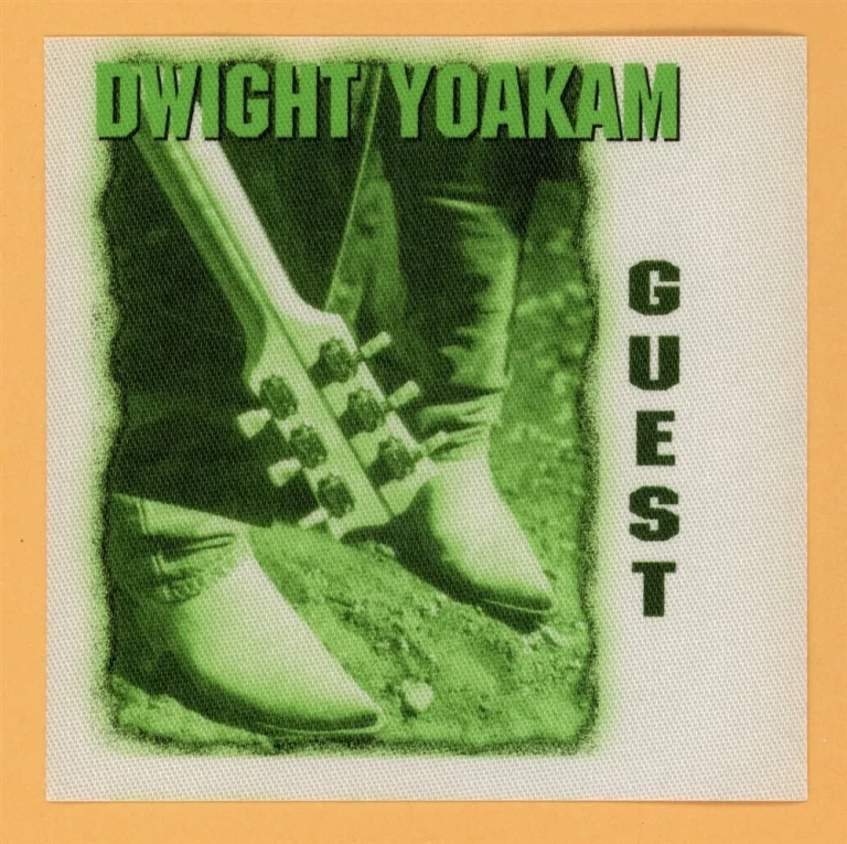 Dwight Yoakam 2000 Tomorrows Sounds Concert Tour GUEST Backstage Pass