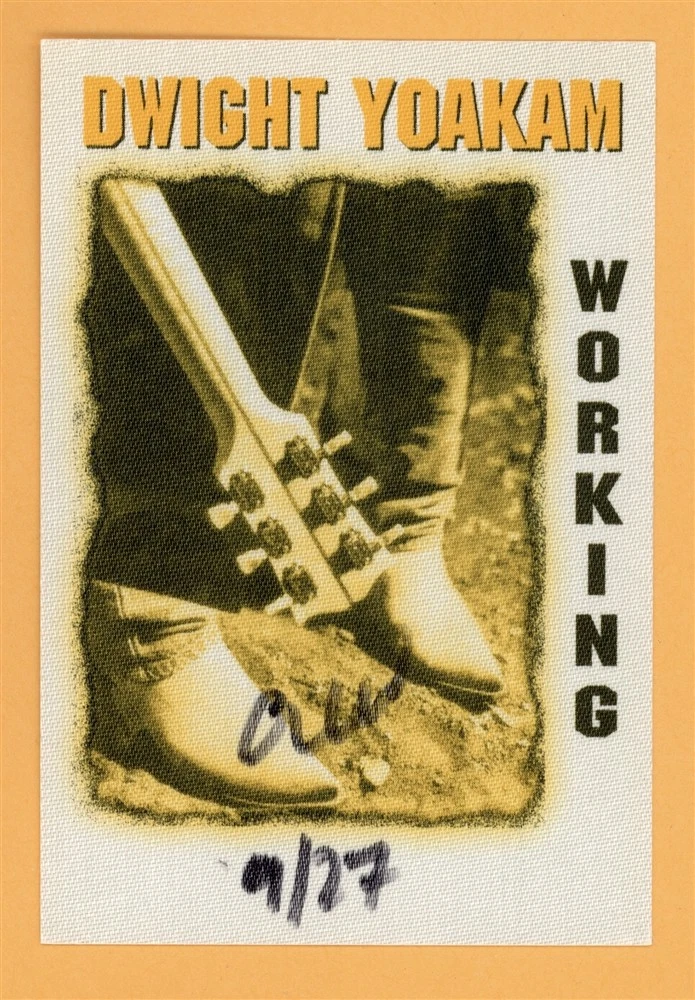Dwight Yoakam 2000 Tomorrows Sounds Concert Tour WORKING Backstage Pass