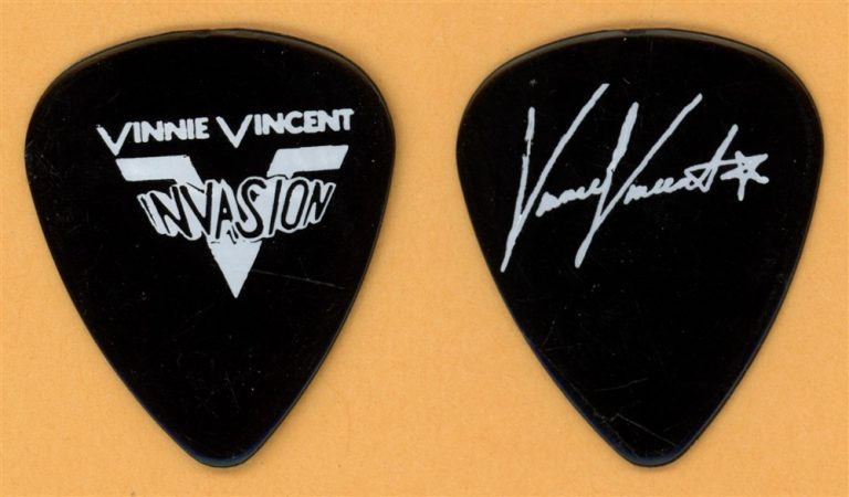 Vinnie Vincent Vintage Guitar Pick - 1986 Invasion Tour