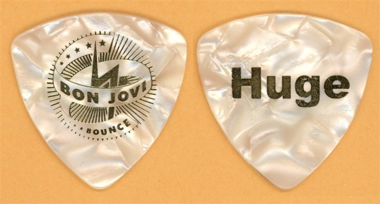 Bon Jovi Hugh McDonald Vintage Guitar Pick - 2003 Bounce Tour
