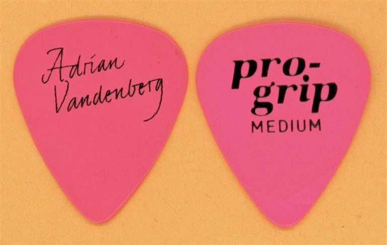 Whitesnake Adrian Vandenberg Vintage Guitar Pick - 1989 Tour Pro Grip