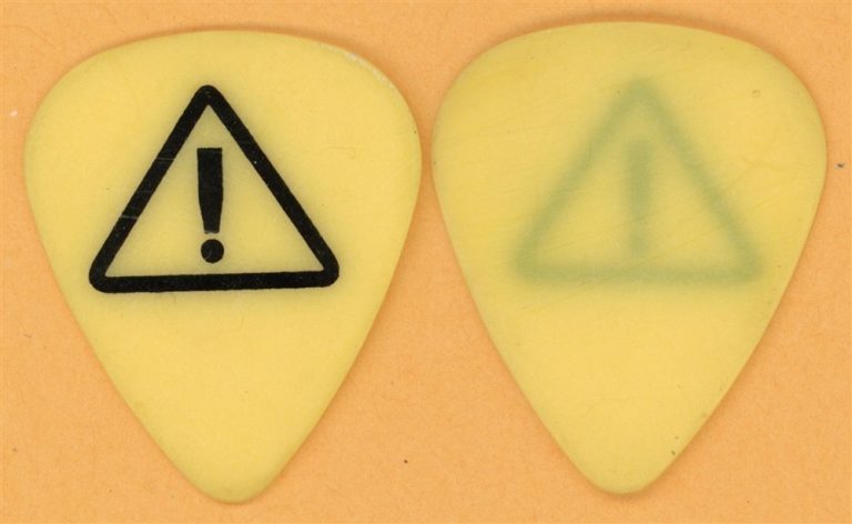 Green Day Billie Joe Armstrong Vintage Guitar Pick - 2001 Warning Tour