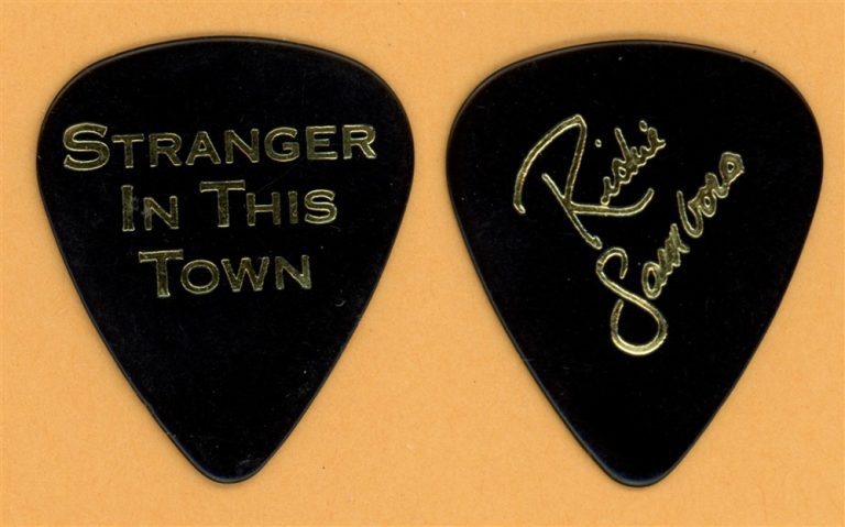 Bon Jovi Richie Sambora Vintage Guitar Pick - 1991 Stranger in this Town Tour