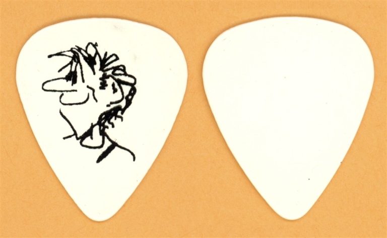 Tom Petty and The Heartbreakers Bone/White Vintage Guitar Pick - 1999 Echo Tour