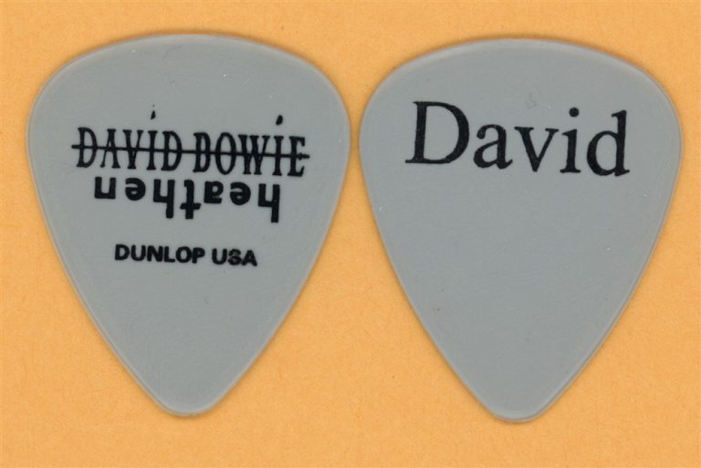 David Bowie Vintage Guitar Pick - 2002 Heathen Tour