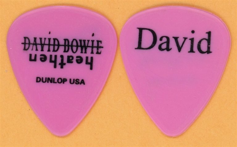 David Bowie Vintage Guitar Pick - 2002 Heathen Tour