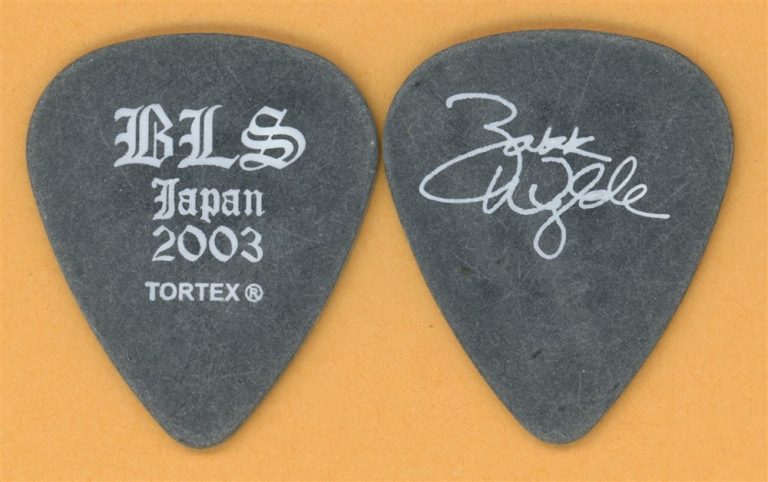 Black Label Society Zakk Wylde Vintage Guitar Pick - 2003 Blessed Hellride Tour