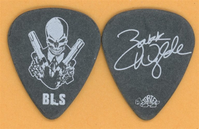 Black Label Society Zakk Wylde Vintage Guita Pick - 2005 Mafia Tour