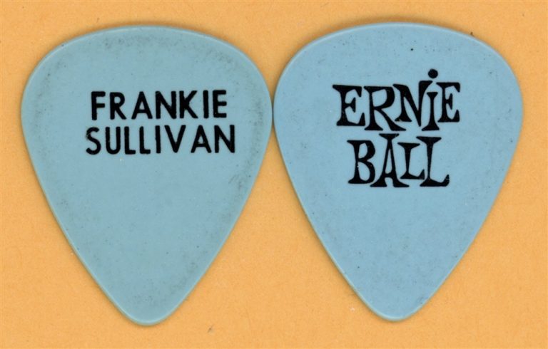 Survivor Frankie Sullivan Vintage Guitar Pick - 1986 When Seconds Count Tour