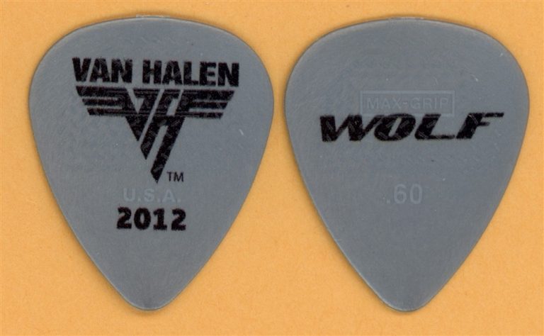 Van Halen EVH Wolfgang Vintage Guitar Pick - 2012 A Different Kind of Truth Tour