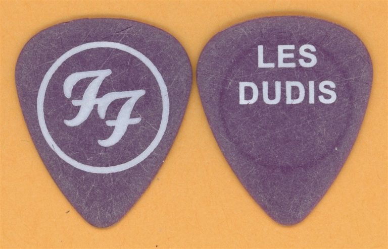 Foo Fighters Dave Grohl Vintage Guitar Pick - 2002 One By One Tour