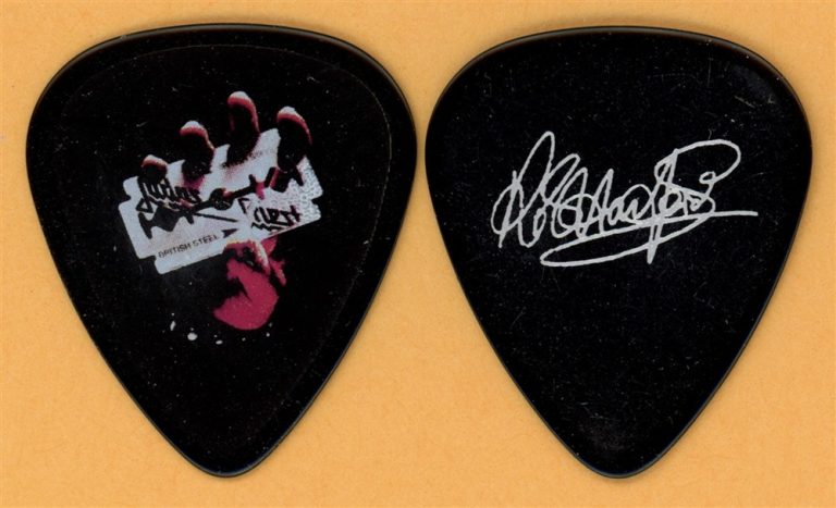 Judas Priest Rob Halford Vintage Guitar Pick - 2009 30th Anniversary Tour