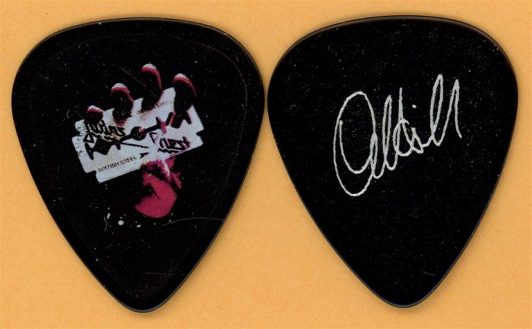 Judas Priest Ian Hill Vintage Guitar Pick - 2009 30th Anniversary Tour