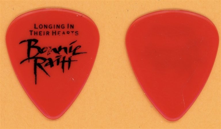 Bonnie Raitt JVC Presents Vintage Guitar Pick - 1993 Luck of the Draw Tour