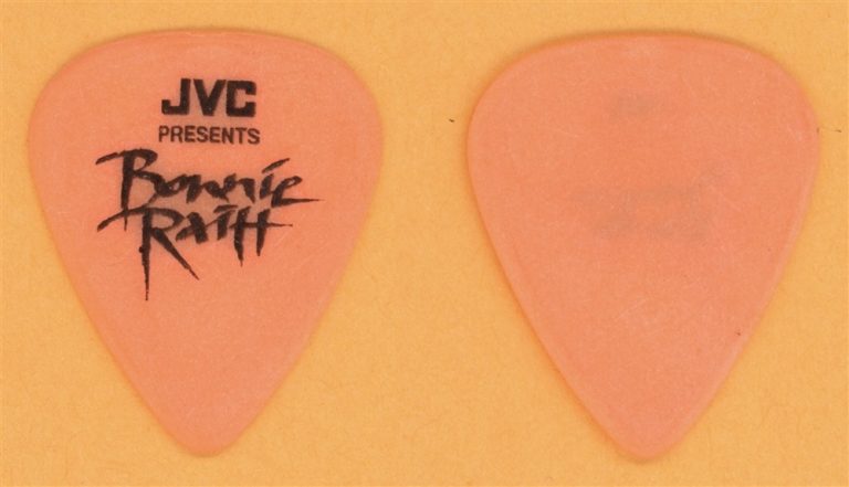 Bonnie Raitt JVC Presents Vintage Guitar Pick - 1993 Luck of the Draw Tour