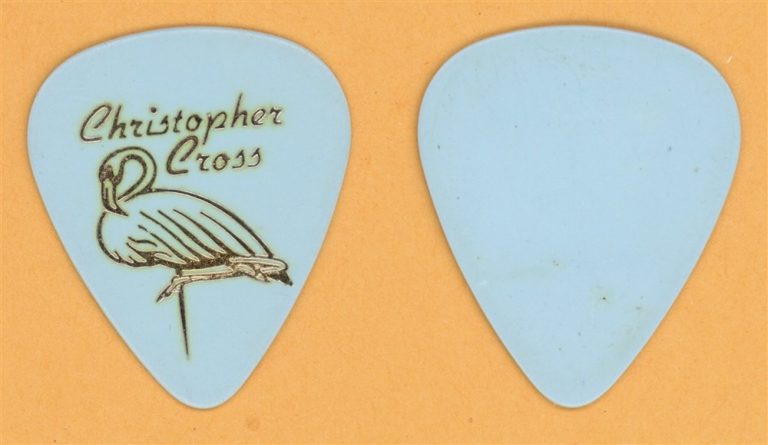 Christopher Cross Flamingo Vintage Tour Guitar Pick