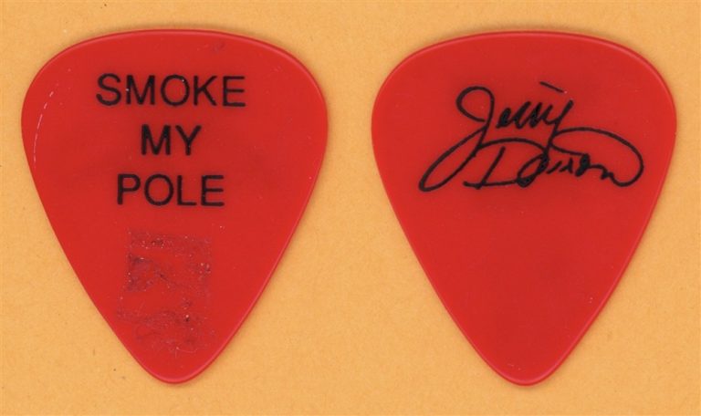 Warrant Jerry Dixon Vintage Guitar Pick - 1990 Cherry Pie Tour