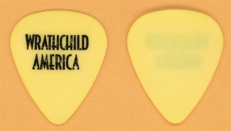 Wrathchild America Jay Abbene Vintage Guitar Pick - 1991 3-D Tour