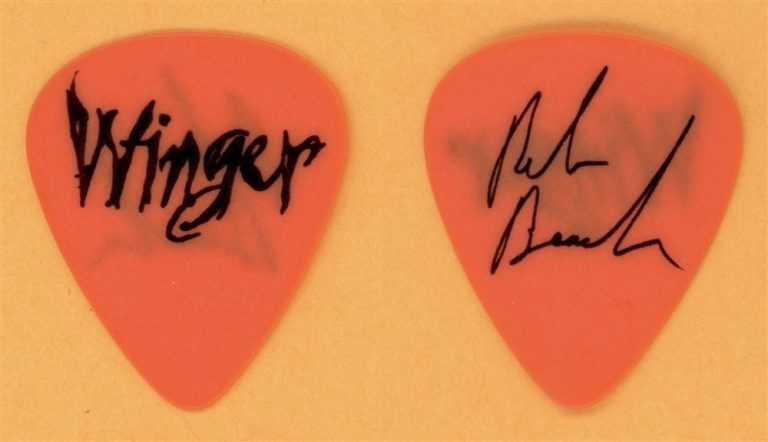 Winger Reb Beach Vintage Guitar Pick - 1993 Pull Tour