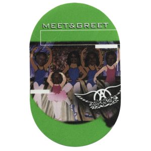 Aerosmith 2001 Just Push Play Concert Tour Meet & Greet Backstage Pass