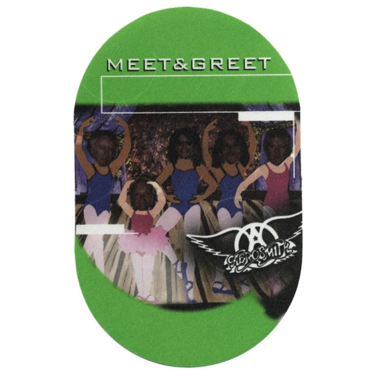 Aerosmith 2001 Just Push Play Concert Tour Meet & Greet Backstage Pass