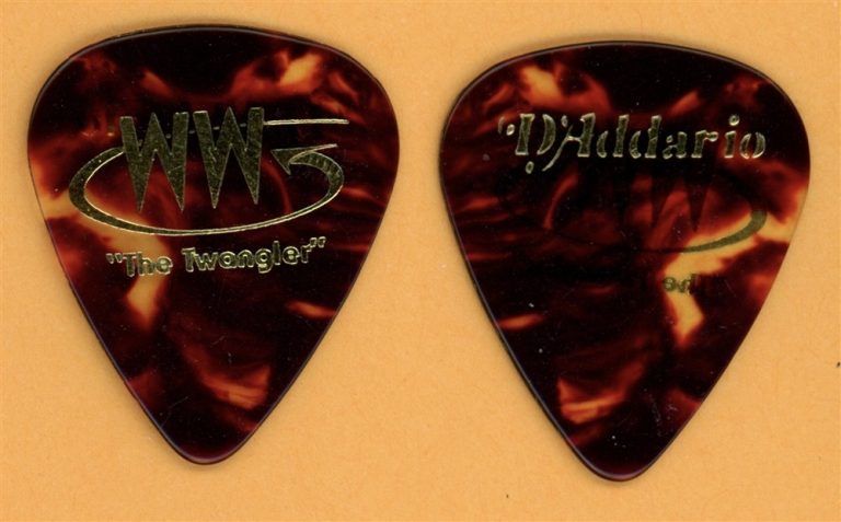 Webb Wilder Vintage Guitar Pick - 1991 Doo Dad Tour
