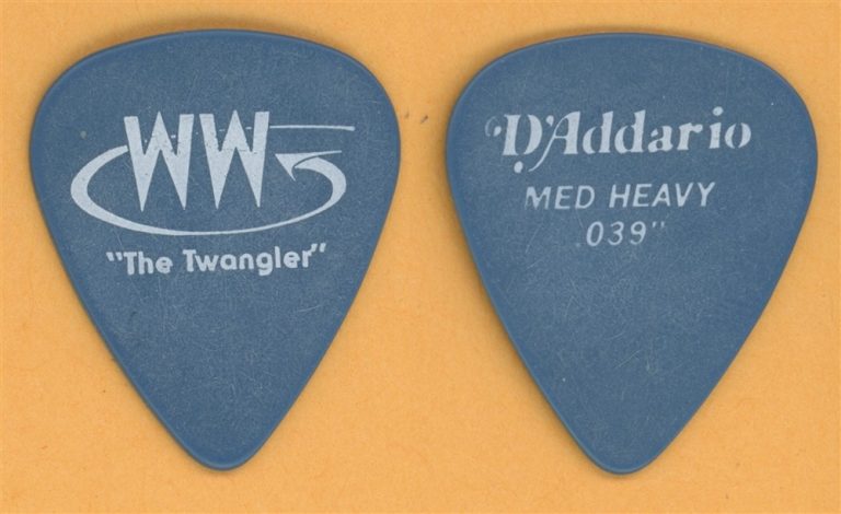 Webb Wilder Vintage Guitar Pick - 1991 Doo Dad Tour