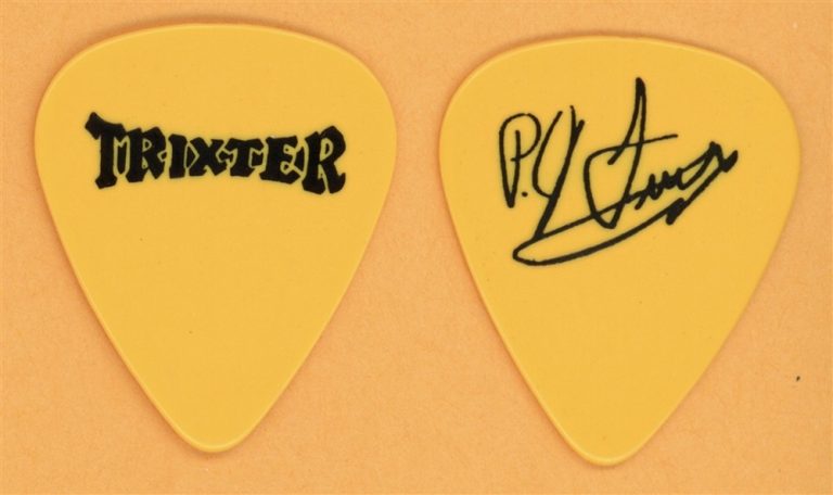 Trixter P. J. Farley Vintage Guitar Pick - 1990 Trixter Tour