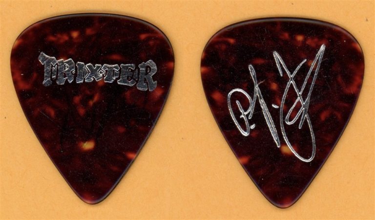 Trixter P. J. Farley Vintage Guitar Pick - 1990 Trixter Tour