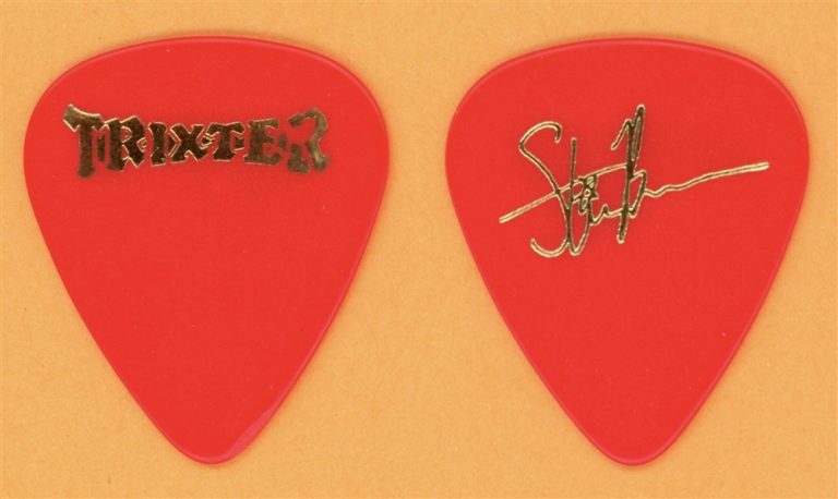 Trixter Steve Brown Vintage Guitar Pick - 1990 Trixter Tour