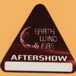 Earth Wind & Fire 2002 Concert Tour AFTER SHOW Backstage Pass