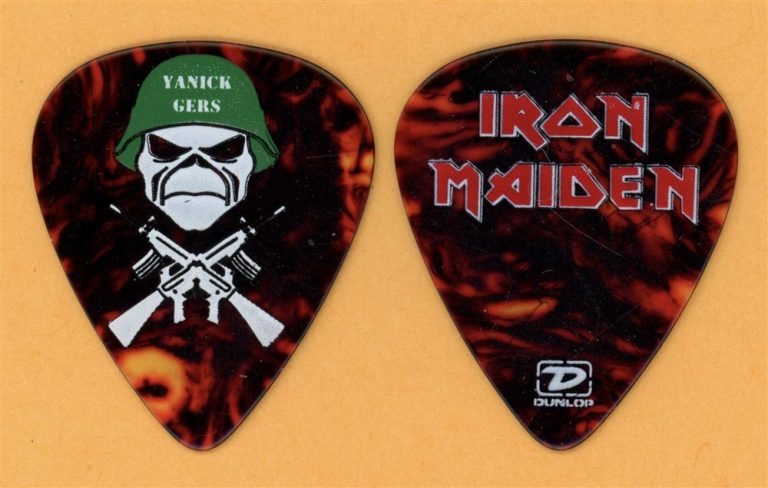 Iron Maiden Janick Gers Vintage Guitar Pick - 2006 Matter of Life & Death Tour