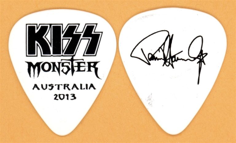 KISS Paul Stanley Vintage Guitar Pick - 2013 Monster Australia Tour