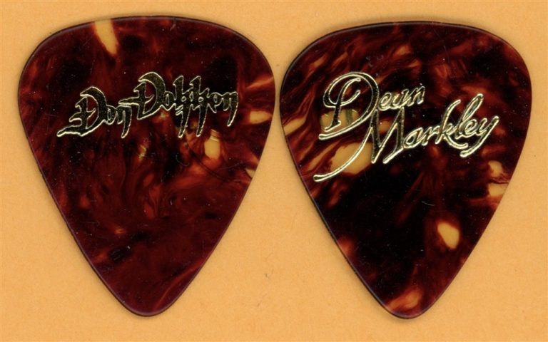 Don Dokken Vintage Guitar Pick - 1990 Up from the Ashes Tour