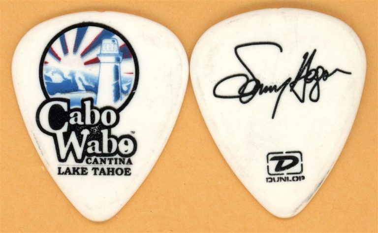 Sammy Hagar Van Halen Vintage Guitar Pick - 2002 Happy Cinco De Mayo Tour