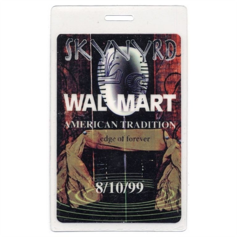 Lynyrd Skynyrd 1999 Edge of Forever Concert Tour Laminated Backstage Pass