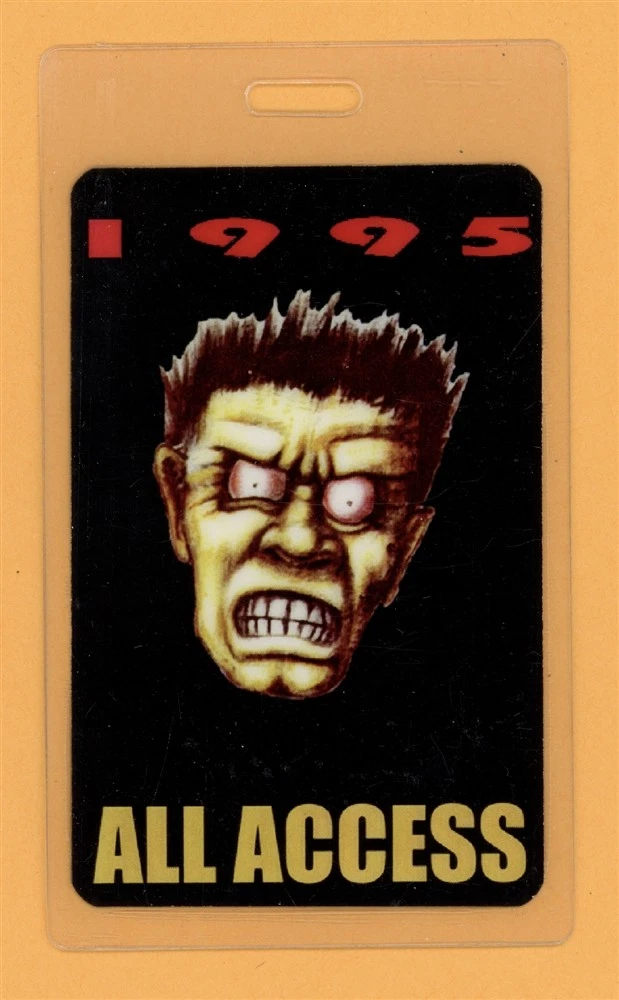 The Offspring 1995 Smash Tour All Access Laminated Backstage Pass