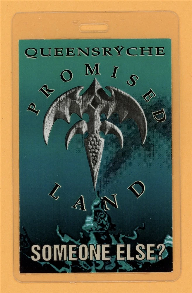 Queensryche 1994 Promised Land Band Tour Laminated Backstage Pass