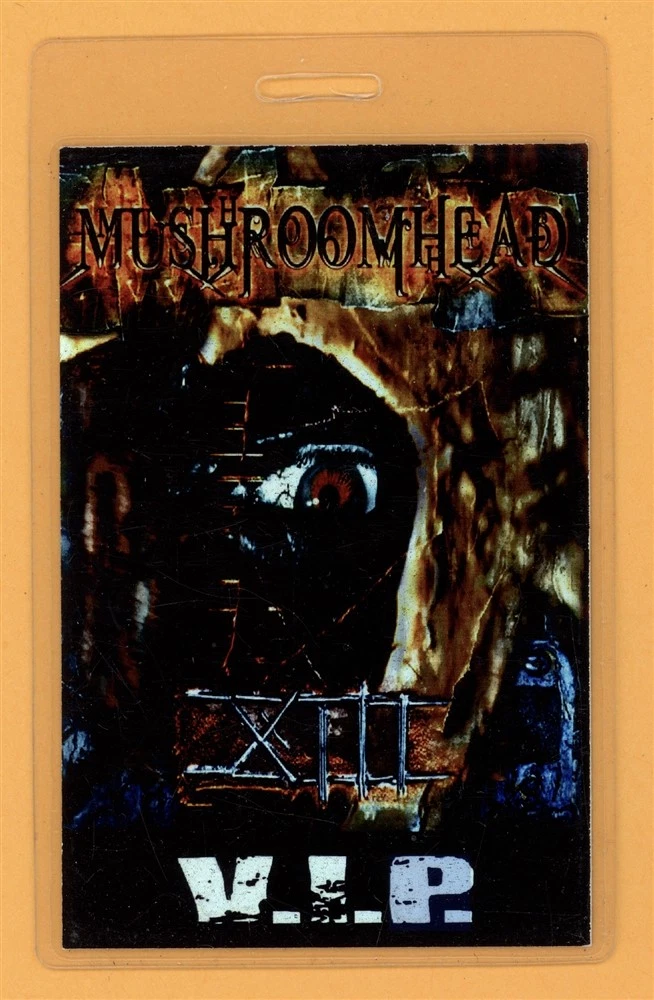 Mushroomhead 2003 XIII Tour VIP Laminated Backstage Pass