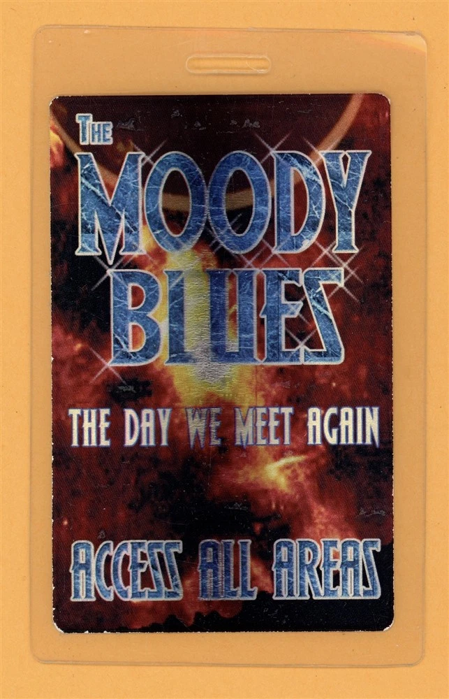 Moody Blues 2010 Day We Meet Again Tour AAA Laminated Backstage Pass