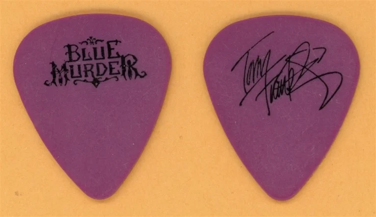 Blue Murder Tony Franklin Thin Lizzy Vintage Guitar Pick - 1989 US Tour