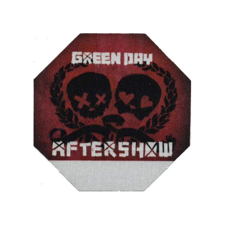 Green Day 2009 21st Century Breakdown Concert Tour After Show Backstage Pass