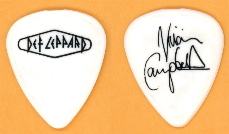 Def Leppard Vivian Campbell Vintage Guitar Pick - 1996 Slang Tour