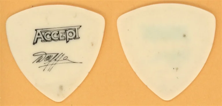 Accept Wolf Hoffmann Vintage Guitar Pick - 1985 Metal Heart Tour