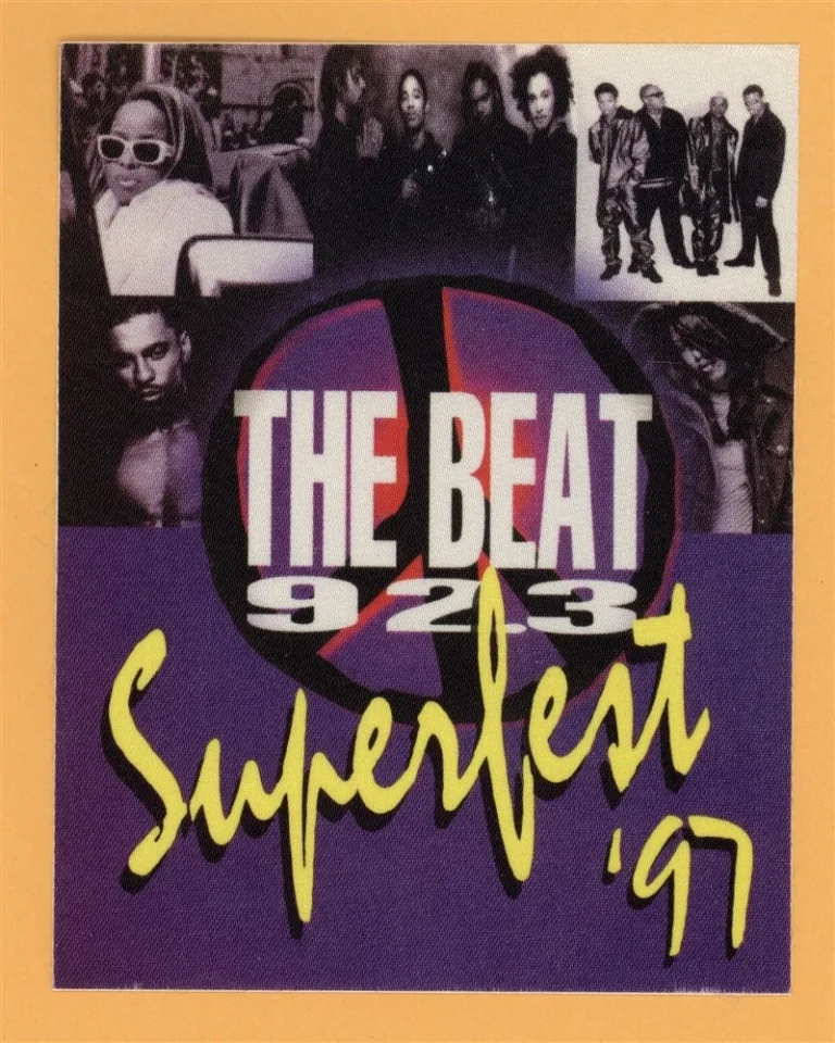 Bone Thungs N Harmony 1997 Concert Tour Backstage Pass