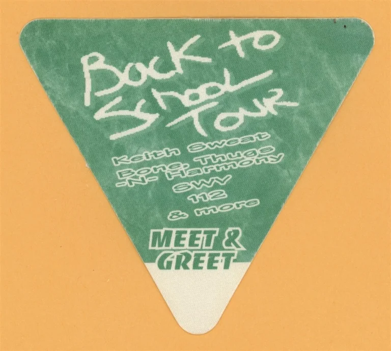 Bone Thungs N Harmony Concert Tour MEET & GREET Backstage Pass