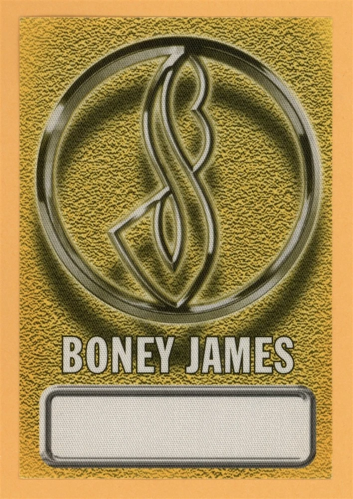 Boney James 1995 Seduction Concert Tour Backstage Pass