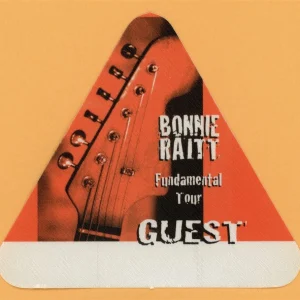 Bonnie Raitt 1998 Fundamental Concert Tour GUEST Backstage Pass
